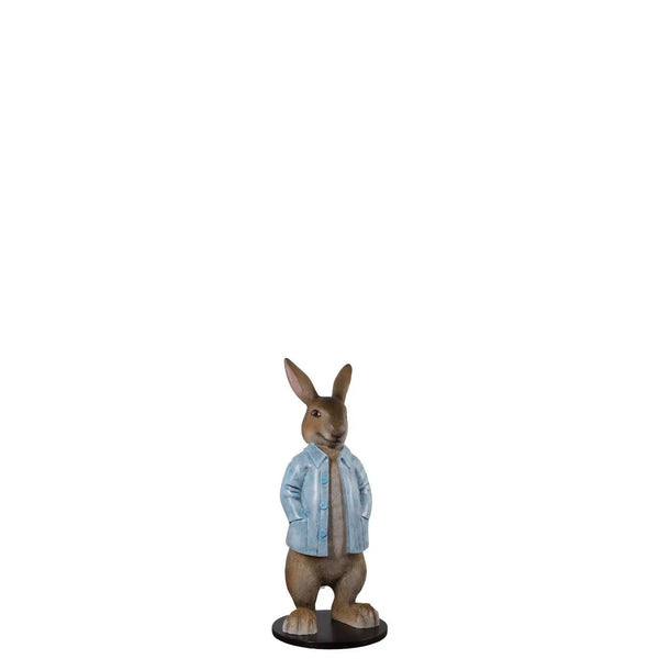 Rob The Rabbit With Jacket Statue - Prop Rental – LM Treasures Prop Rentals
