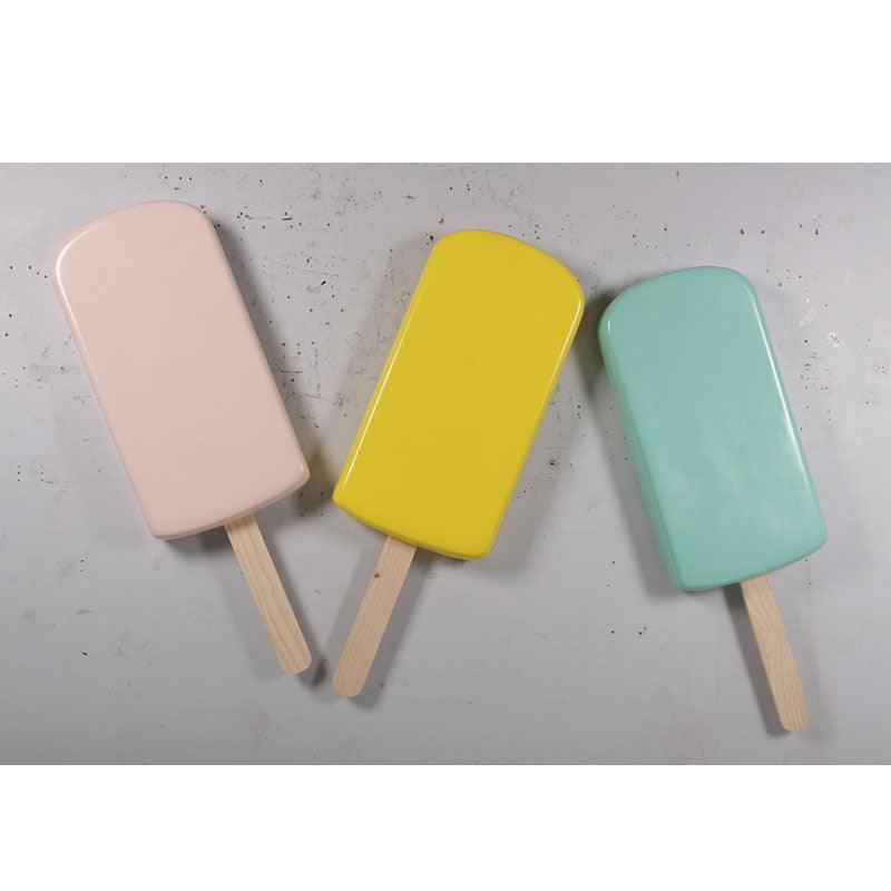 Small Hanging Strawberry Ice Cream Popsicle Statue - LM Treasures Prop Rentals 