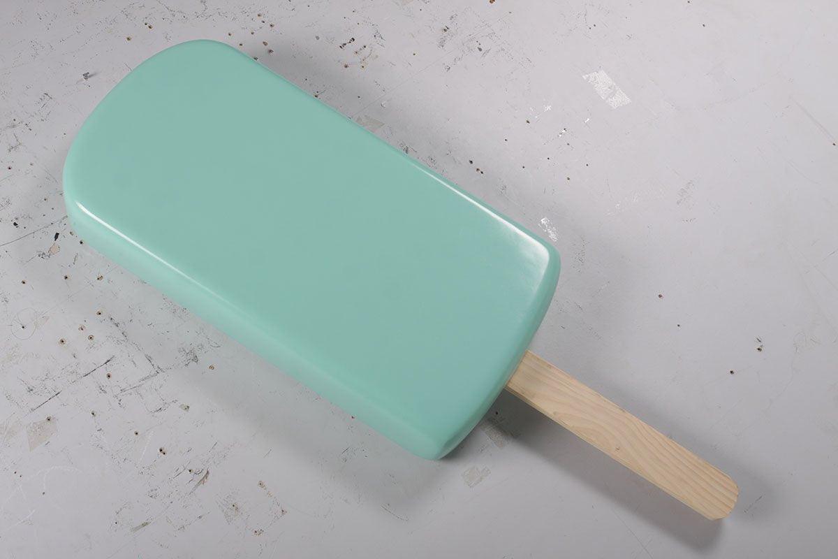 Small Hanging Mint Green Ice Cream Popsicle Statue