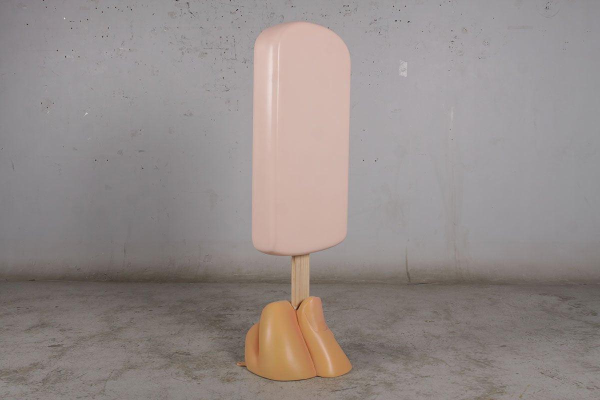 Strawberry Ice Cream Popsicle Statue - LM Treasures Prop Rentals 
