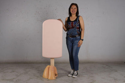 Strawberry Ice Cream Popsicle Statue - LM Treasures Prop Rentals 