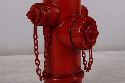 Fire Hydrant 3ft Statue Life Size Resin Prop Decor - LM Treasures Prop Rentals 