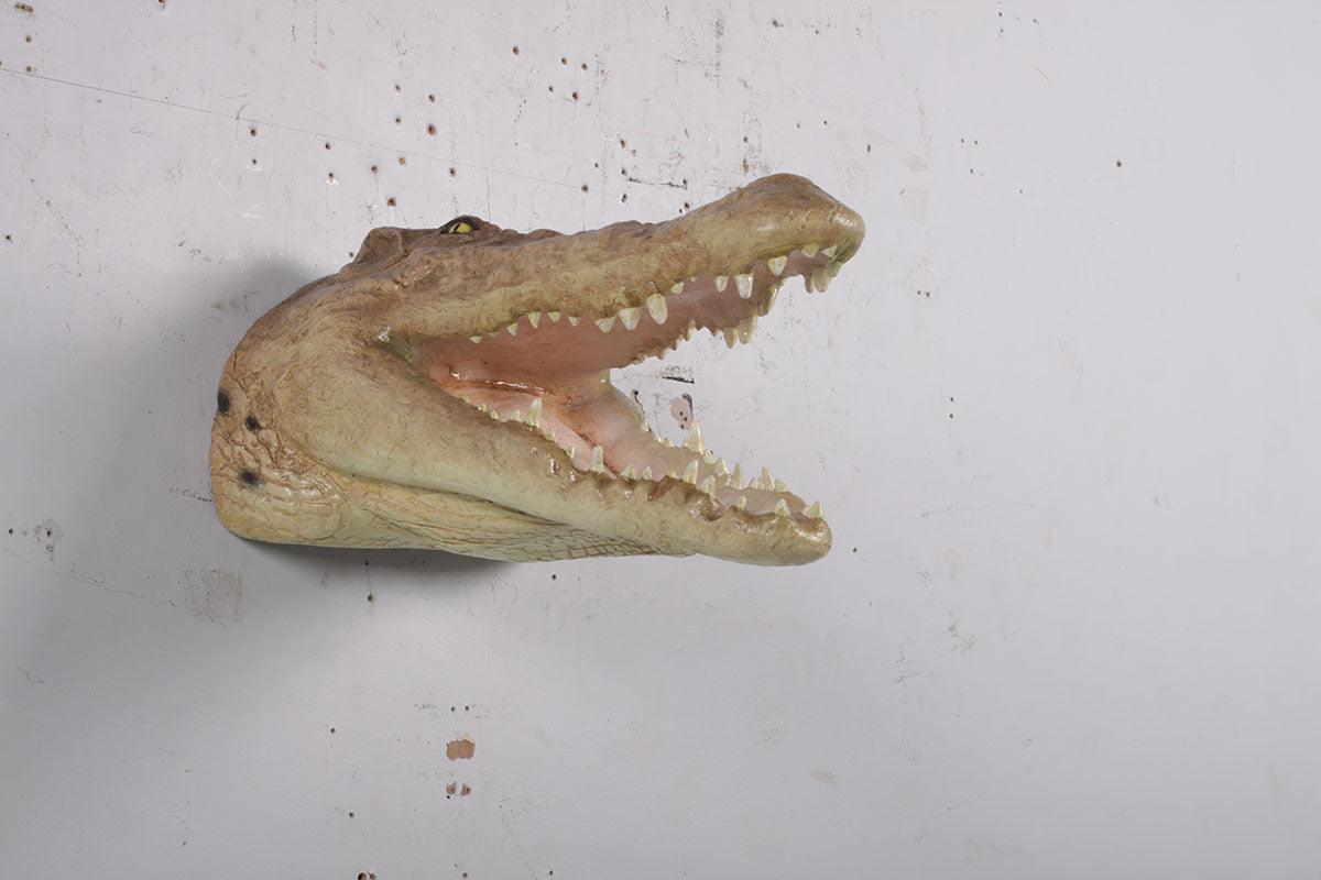 Crocodile Head Life Size Statue