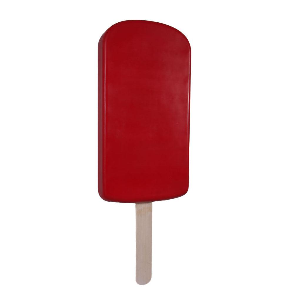 Large Hanging Red Ice Cream Popsicle Statue