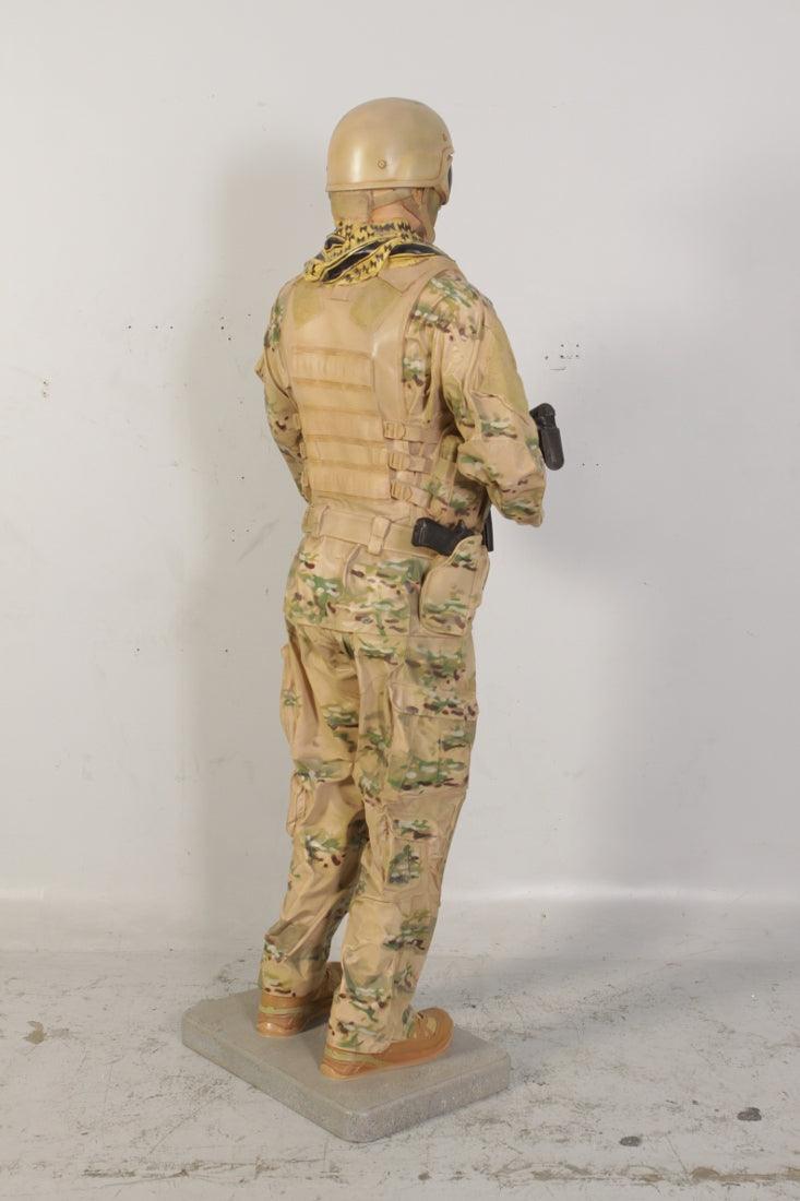 Tactical Soldier Life Size Statue