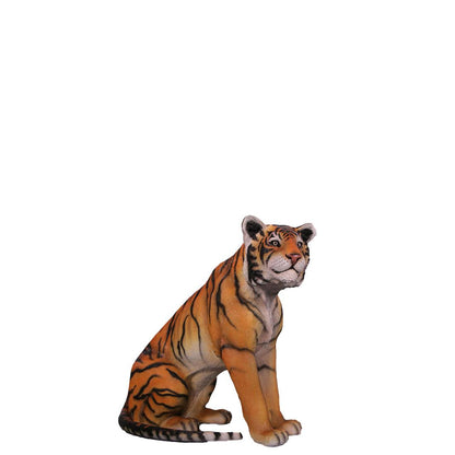 Sitting Tiger Statue - LM Treasures Prop Rentals 