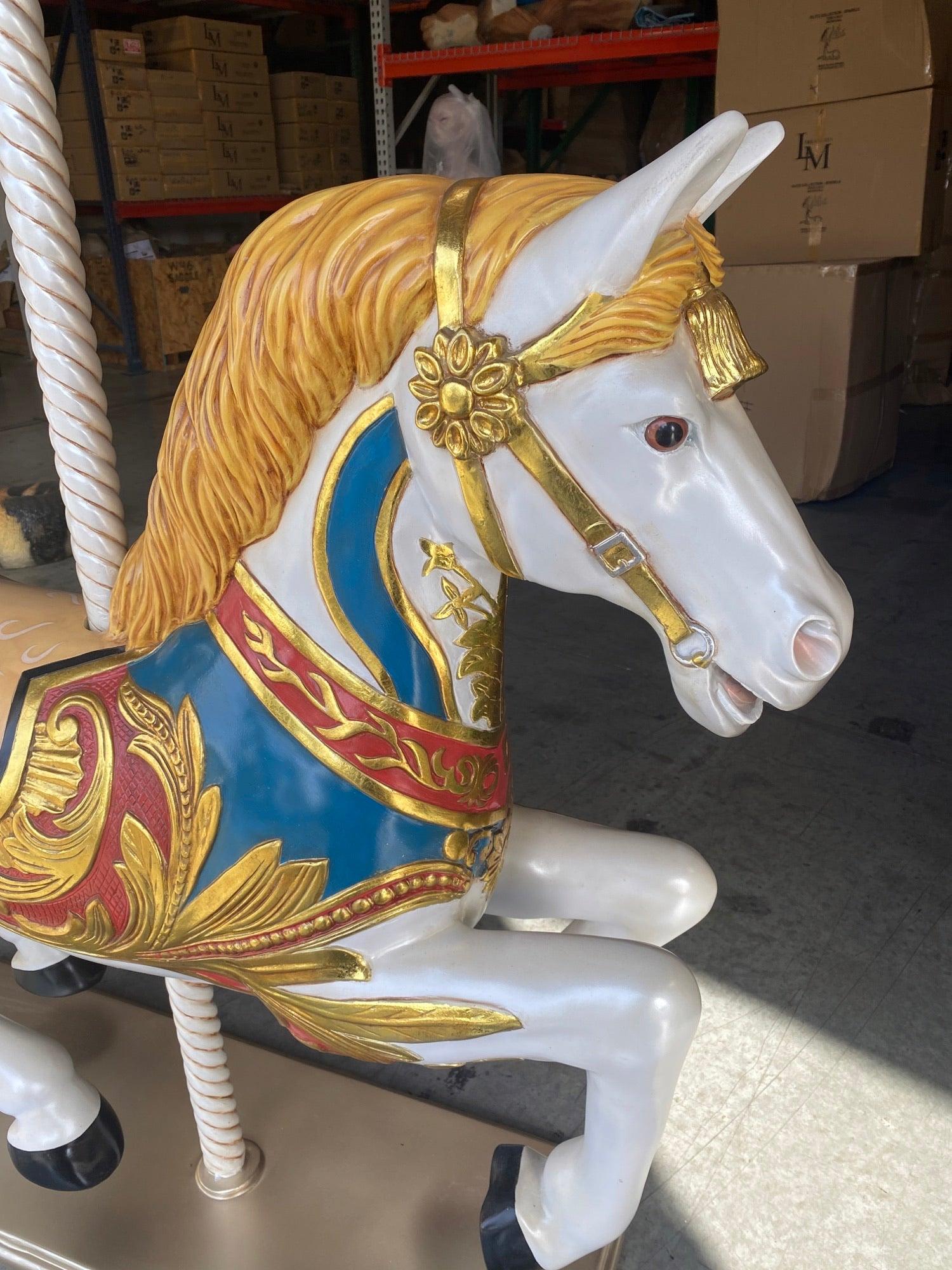 Carousel Horse Statue - LM Treasures Prop Rentals 