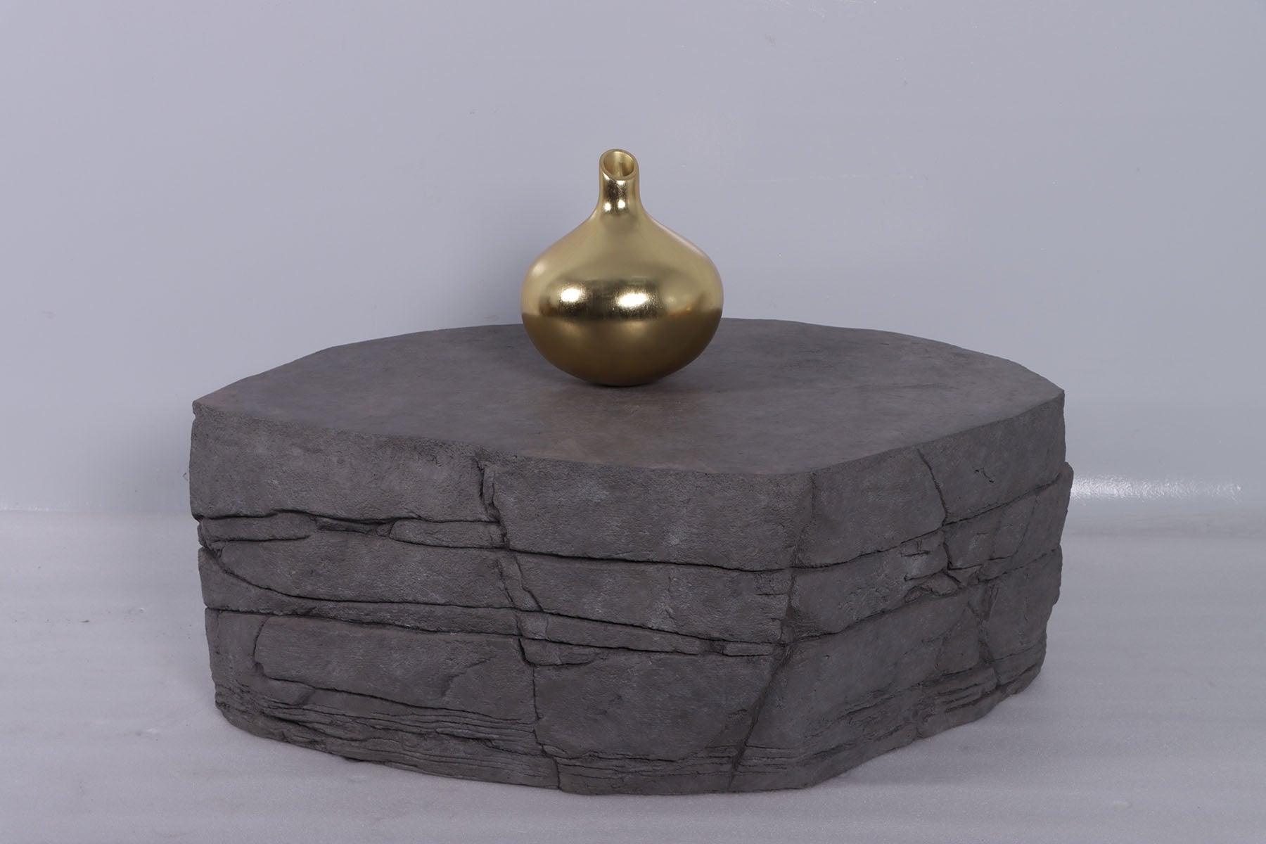 Large Rock Table Life Size Statue - LM Treasures Prop Rentals 
