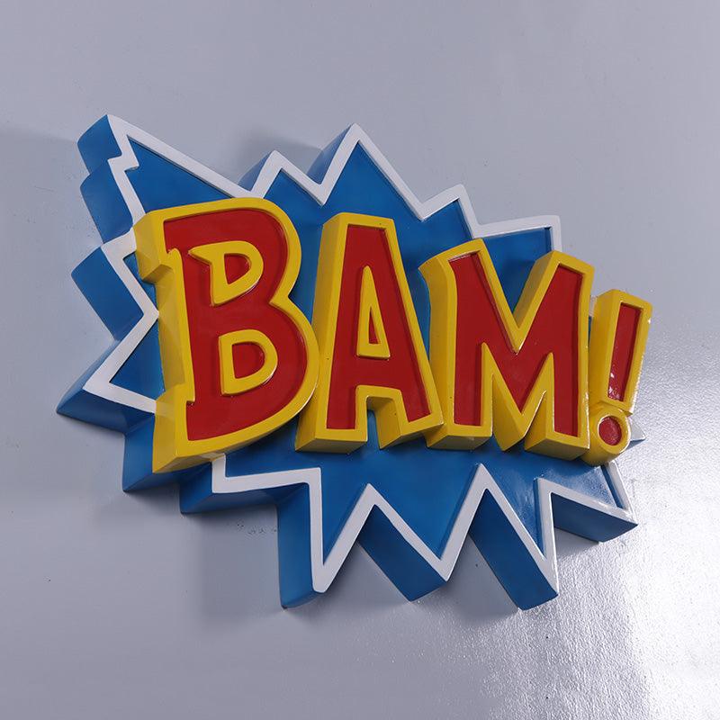 Bam Wall Art - LM Treasures Prop Rentals 