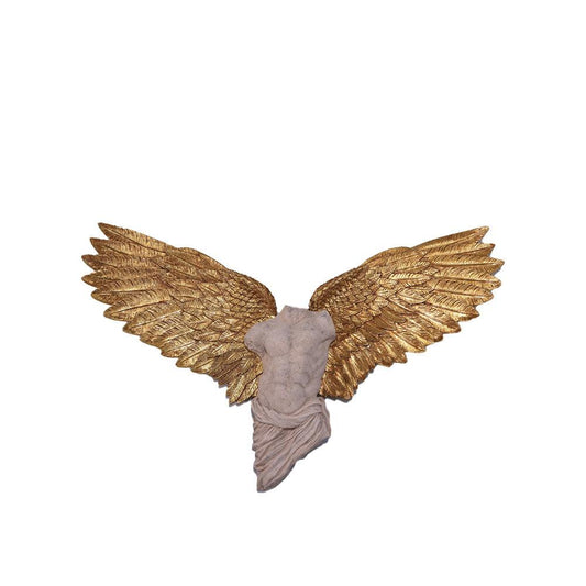Male Stone Angel Wall Decor Statue - LM Treasures Prop Rentals 