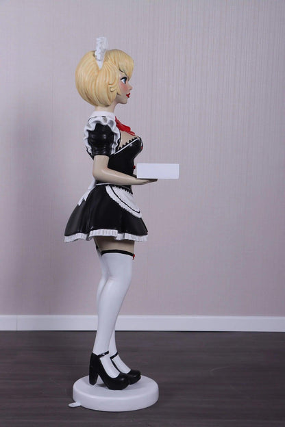 French Maid Anime Life Size Statue - LM Treasures Prop Rentals 