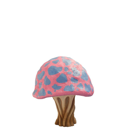 Pink Fantasy Mushroom Statue