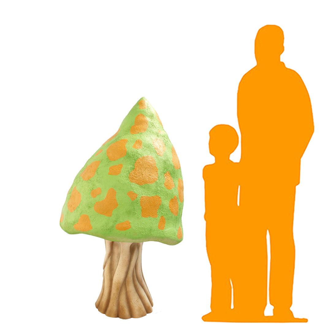 Pointed Fantasy Mushroom Statue - LM Treasures Prop Rentals 