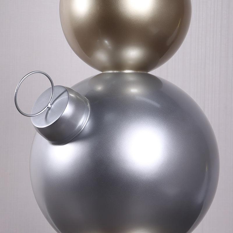 Stacked Christmas Ornaments Statue