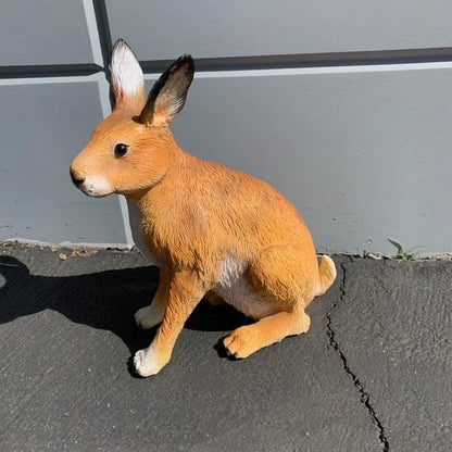Sitting Hare Rabbit Statue - LM Treasures Prop Rentals 