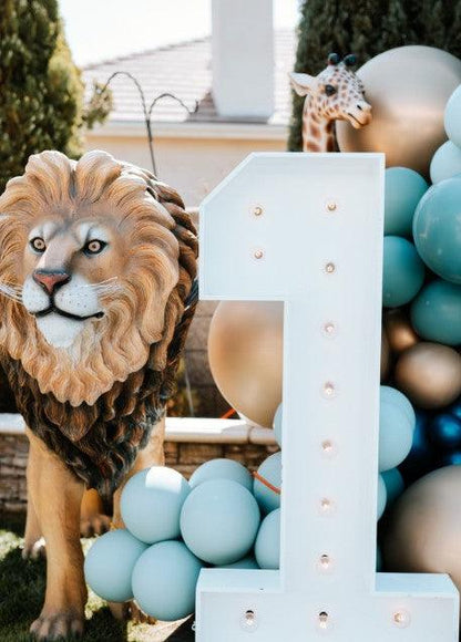 Lion King Life Size Statue - LM Treasures Prop Rentals 