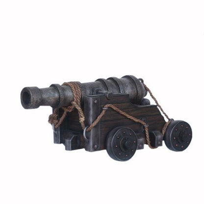 Realistic Pirate Cannon Life Size Statue - LM Treasures Prop Rentals 