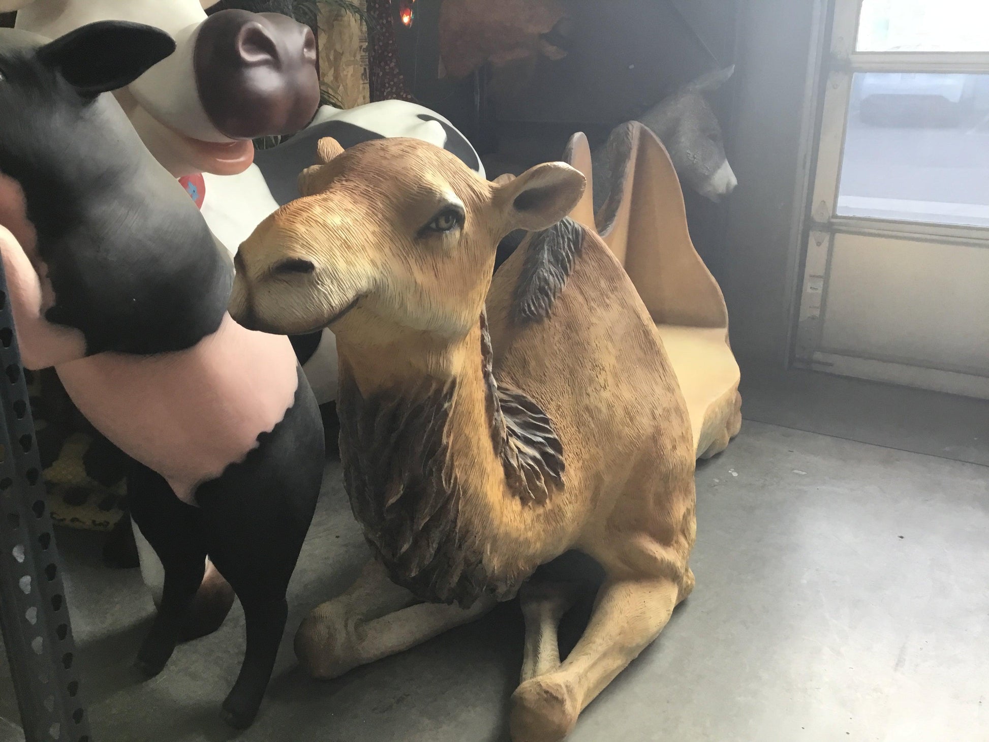 Camel Bench Statue - LM Treasures Prop Rentals 