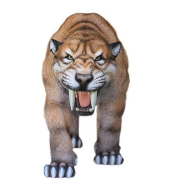 Ferocious Saber Tooth Statue