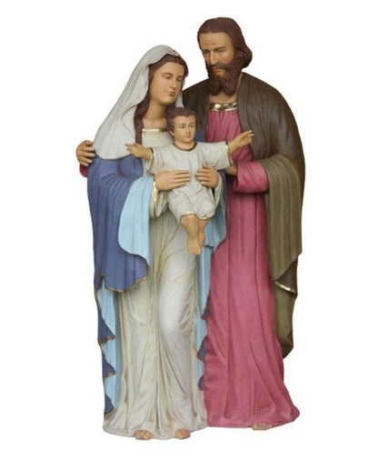 Holy Christmas Family Life Size Statue