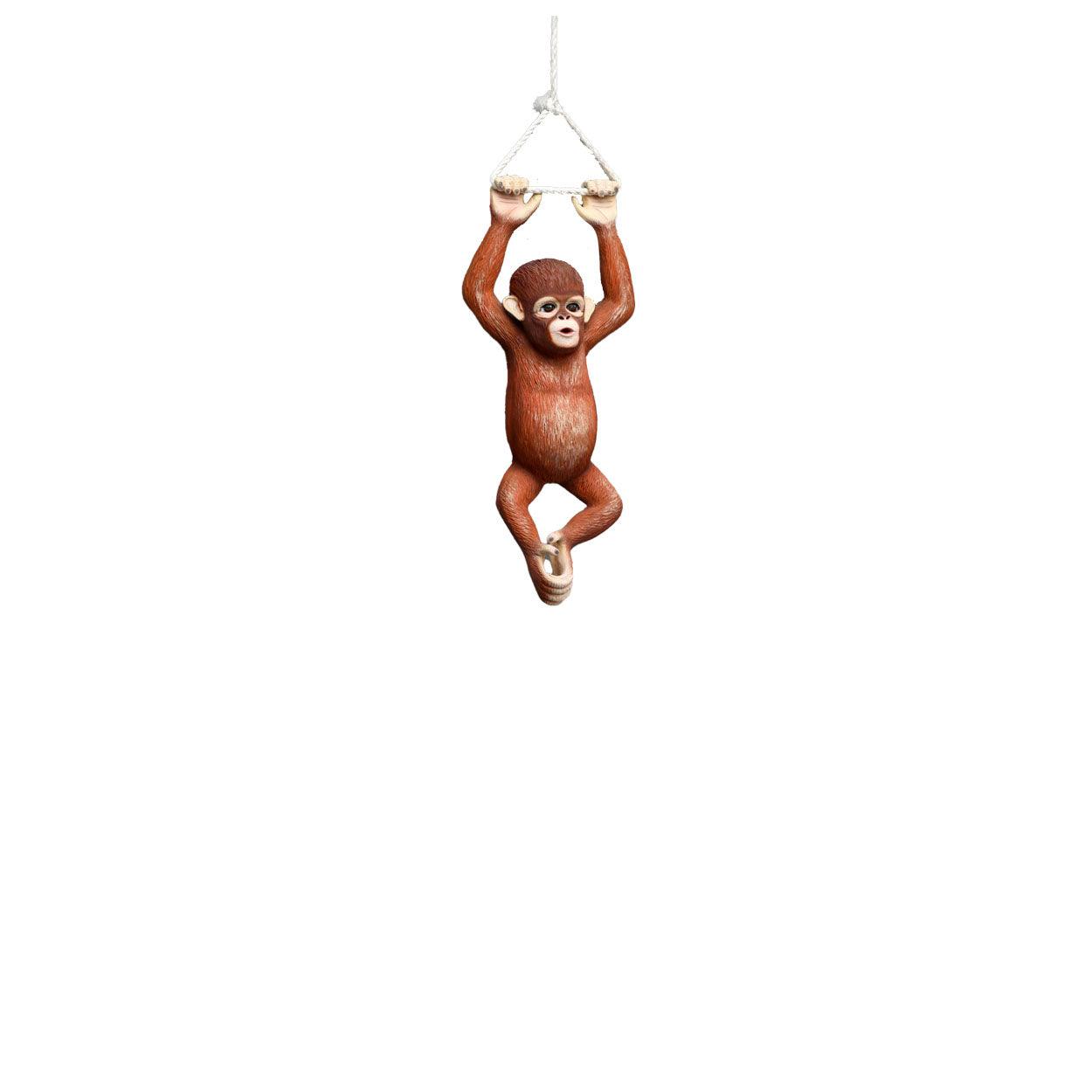 Hanging Baby Orangutan Statue - LM Treasures Prop Rentals 