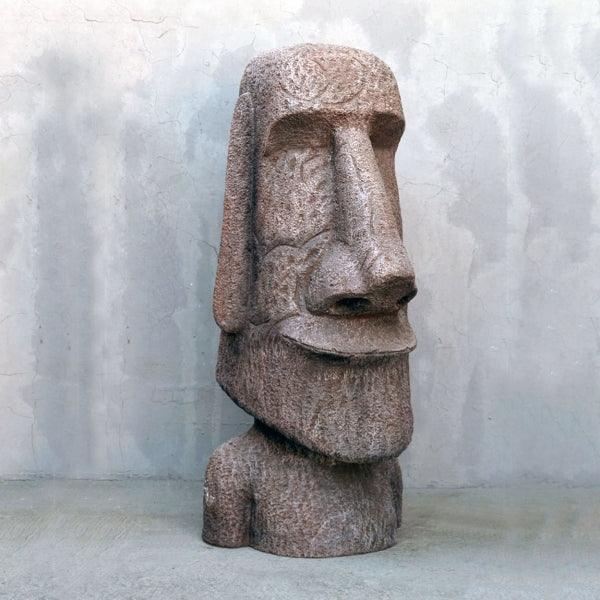 Eastern Island Stone Head Bust Statue - LM Treasures Prop Rentals 