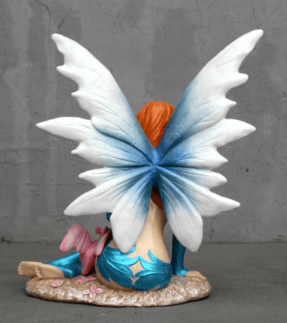 Small Sitting Fairy Statue - LM Treasures Prop Rentals 