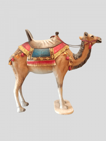 Camel With Saddle Life Size Nativity Statue