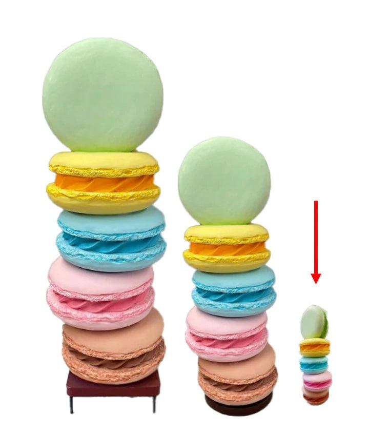 Small Stacked Macaroons Statue - LM Treasures Prop Rentals 
