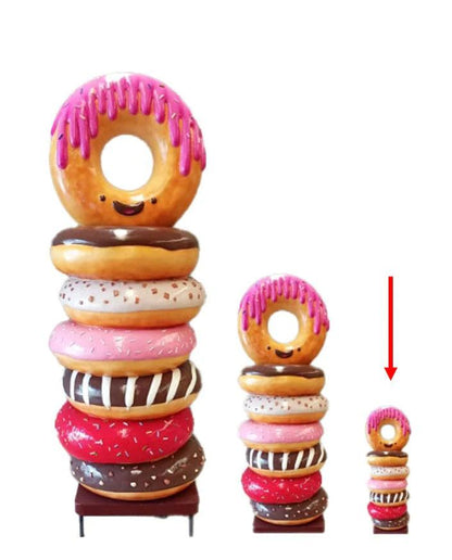 Small Stacked Donuts Statue