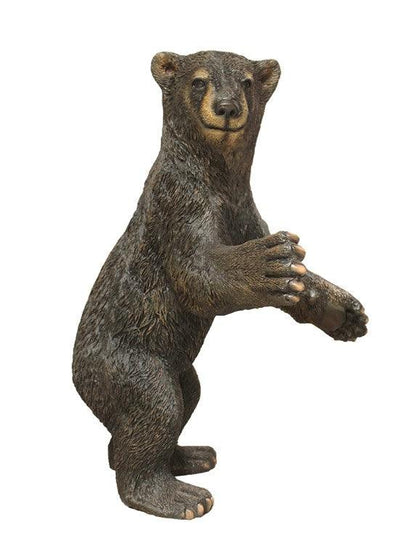 Baby Cub Brown Bear Statue - LM Treasures Prop Rentals 