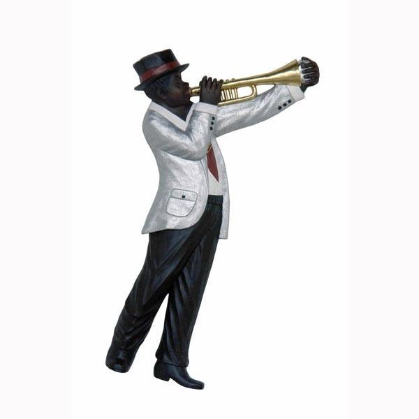 Jazz Band Trumpet Player Wall Decor - LM Treasures Prop Rentals 