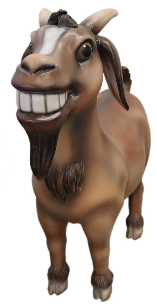 Comic Goat Farm Prop Life Size Decor Resin Statue - LM Treasures Prop Rentals 