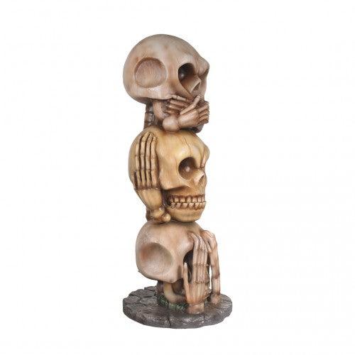 Skull Tower Statue - LM Treasures Prop Rentals 