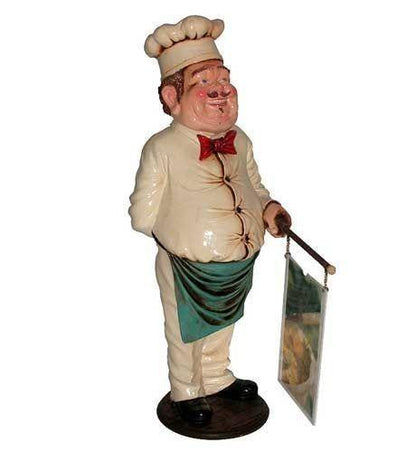 Cook With Menu Holder 2 ft. - LM Treasures Prop Rentals 