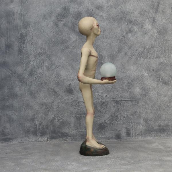 Alien Encounter With Lamp Statue - LM Treasures Prop Rentals 