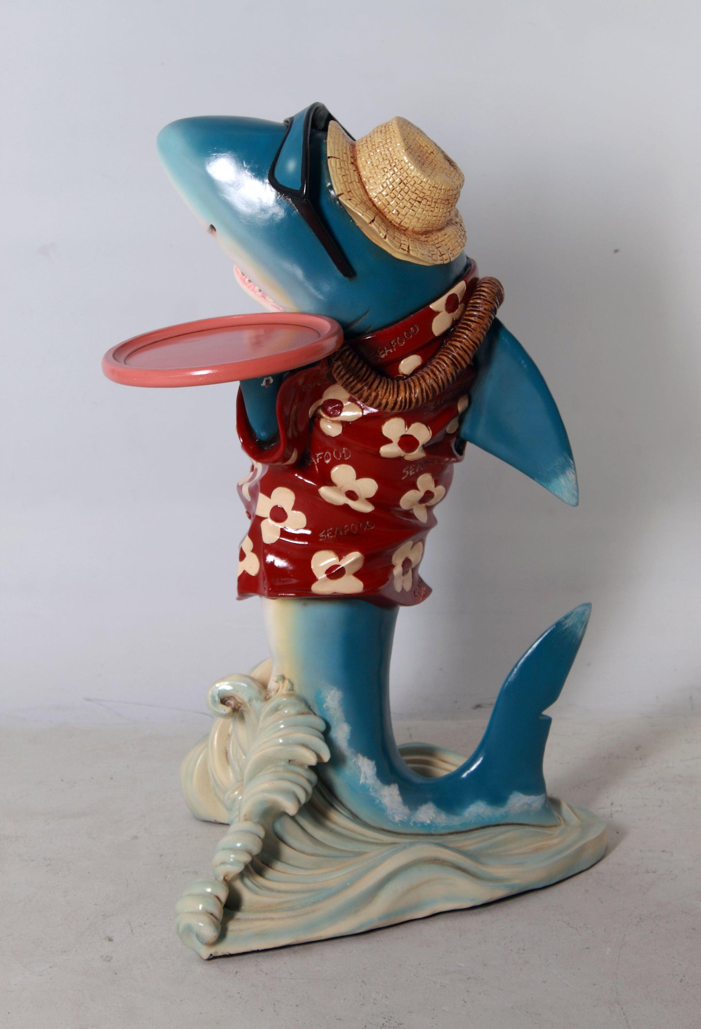 Shark Butler Small Life Size Statue Prop - LM Treasures Prop Rentals 