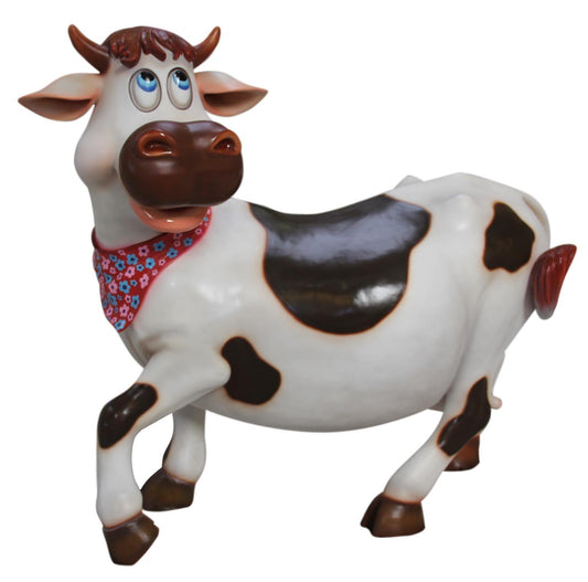 Comic Cow Miss Animal Prop Resin Decor Statue - LM Treasures Prop Rentals 