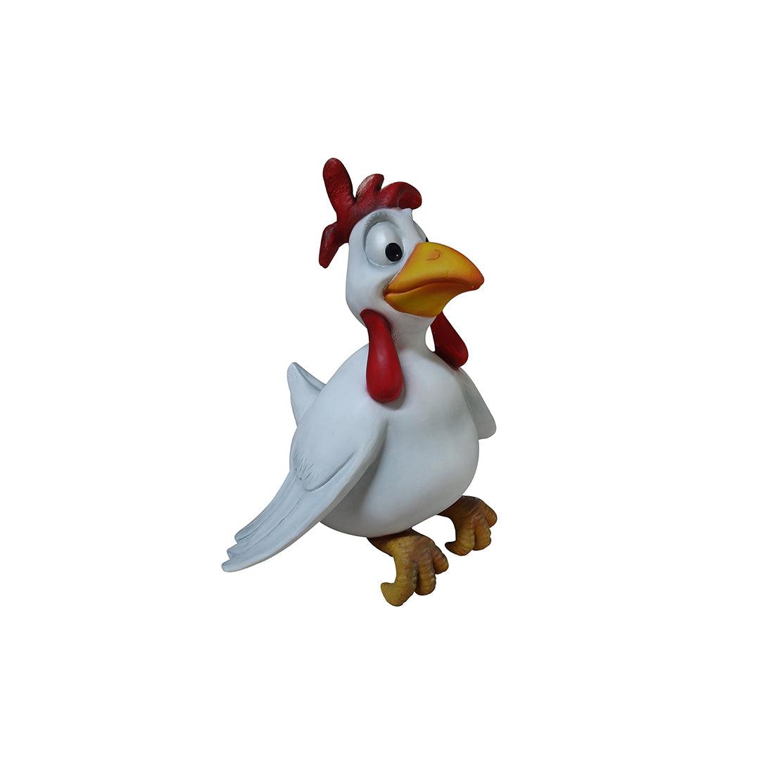Funny Comic Chicken Statue
