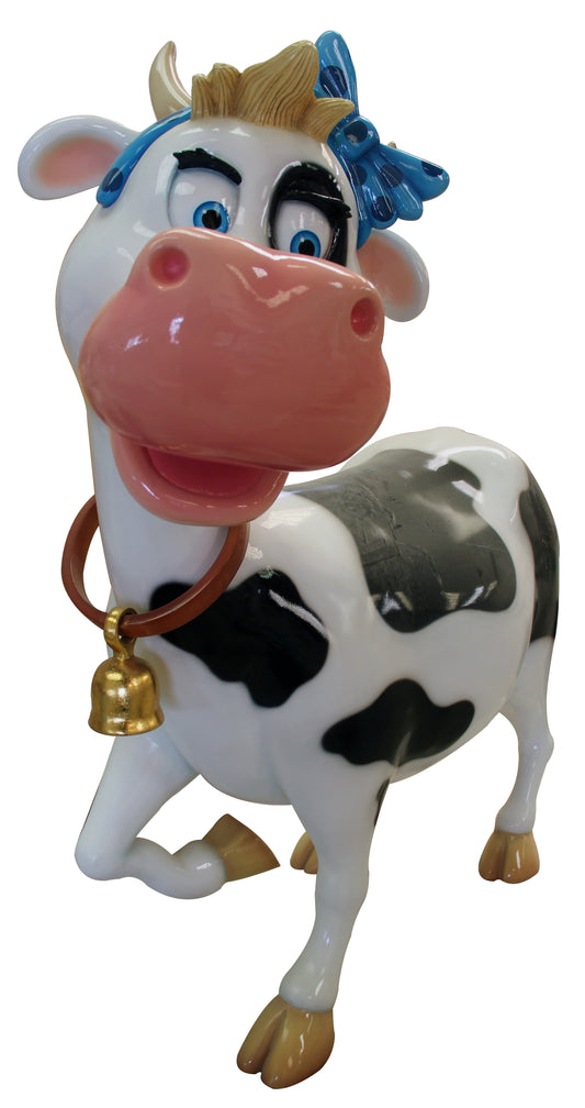 Comic Cow Miss Teenage Display Prop Decor Resin Statue - LM Treasures Prop Rentals 