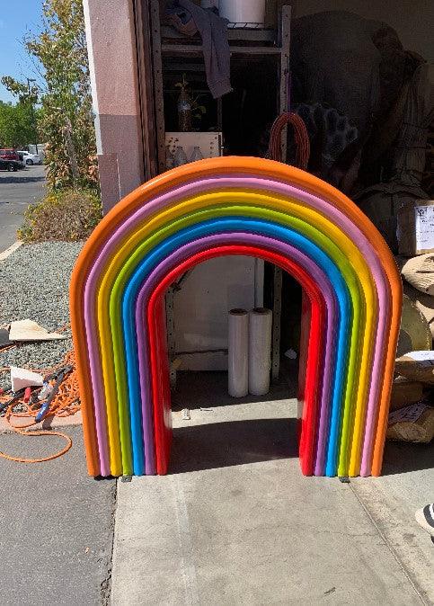 Rainbow Over Sized Statue - LM Treasures Prop Rentals 