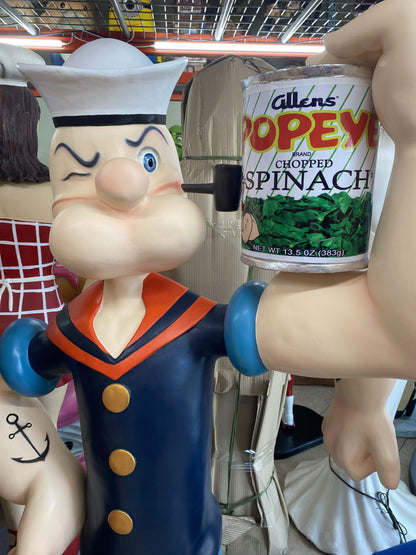 Sailor Guy With Spinach Life Size Statue