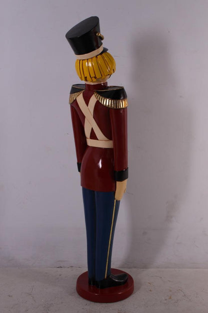 Toy Soldier Life Size Christmas Statue - LM Treasures Prop Rentals 