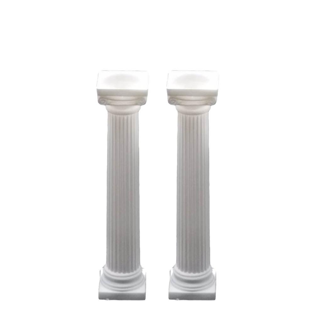 Plastic Column Pillars Set of 2 - LM Treasures Prop Rentals 