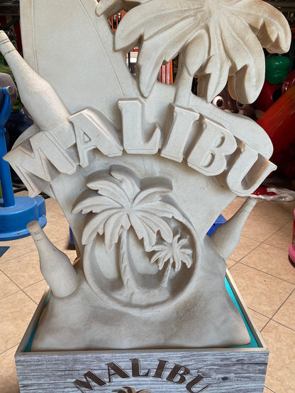 Malibu Rum Sandcastle Over Sized Statue - LM Treasures Prop Rentals 