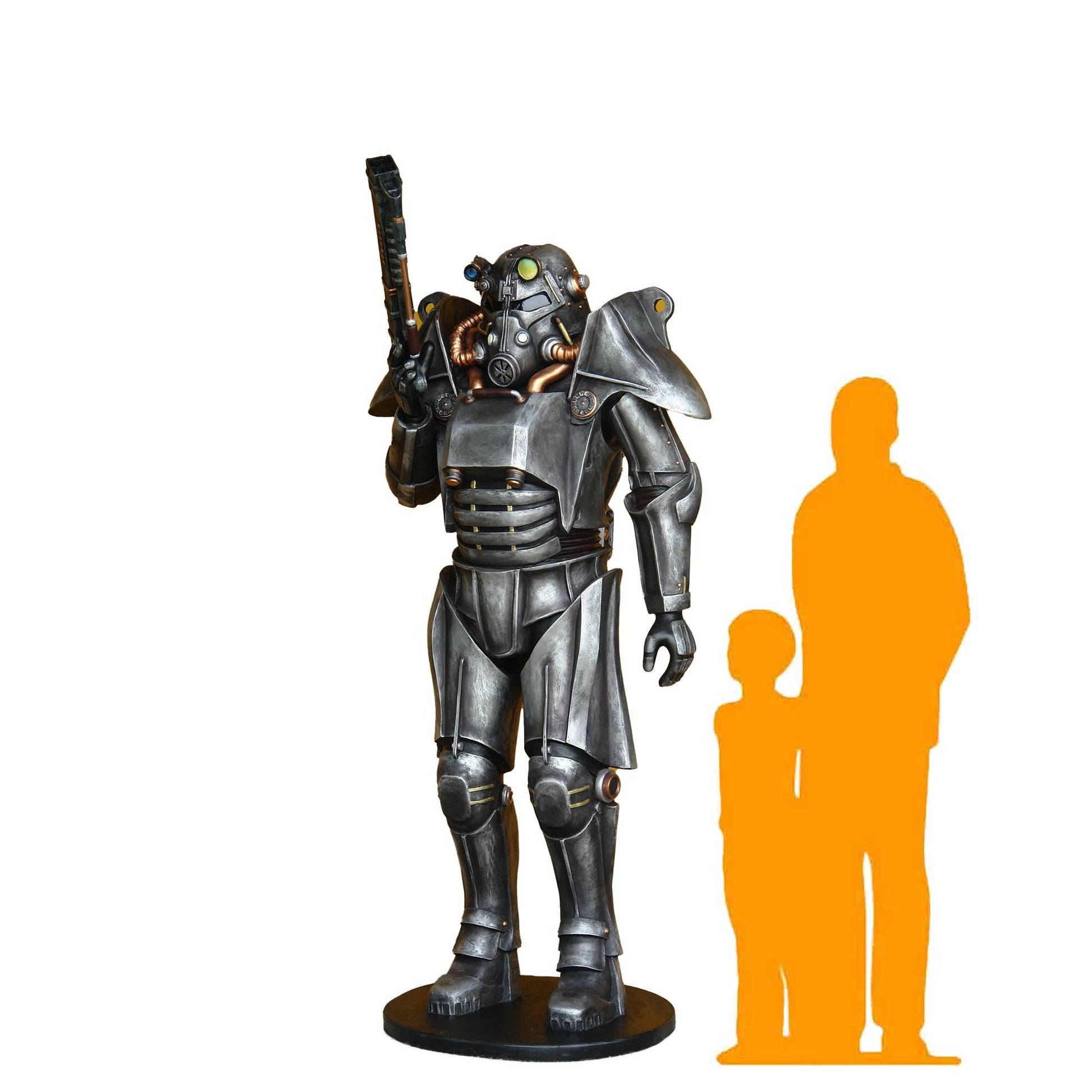 Large Galactic Robot Statue - LM Treasures Prop Rentals 