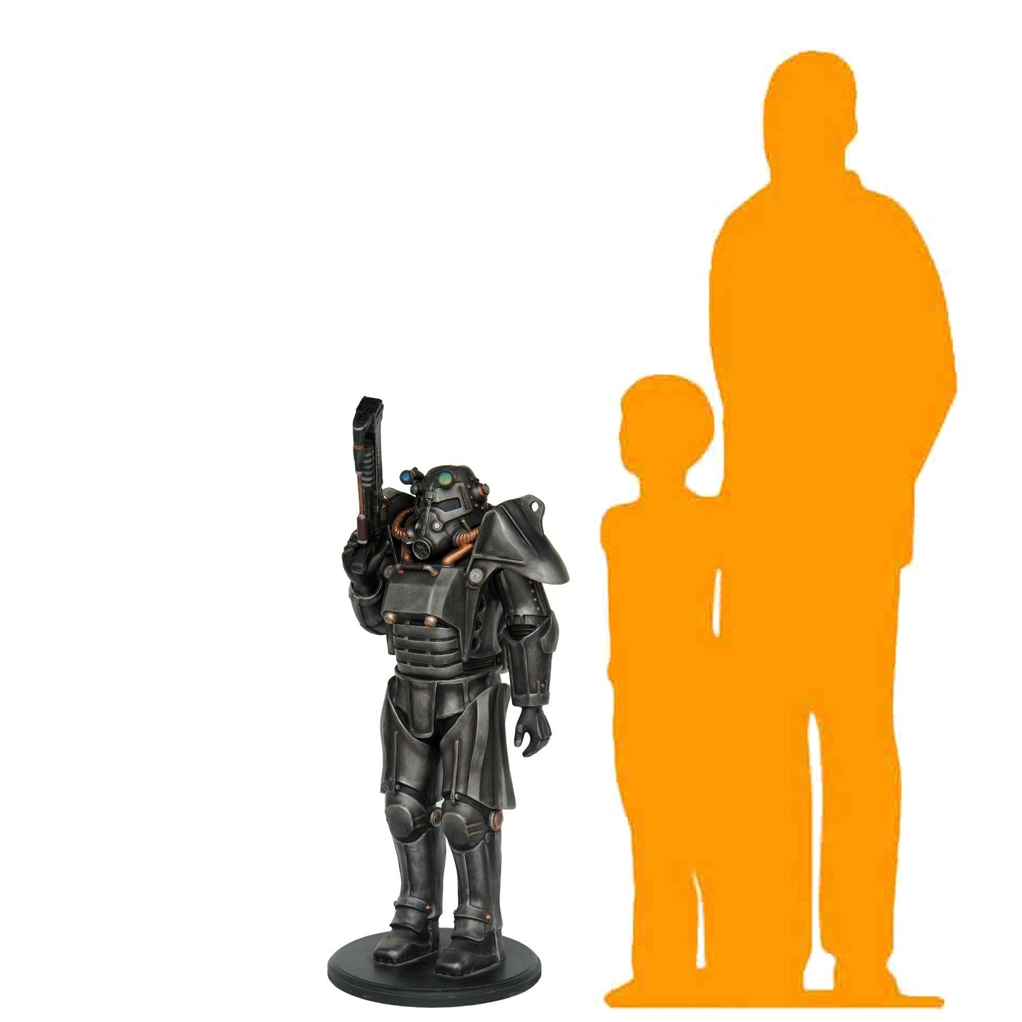 Small Galactic Robot Statue - LM Treasures Prop Rentals 