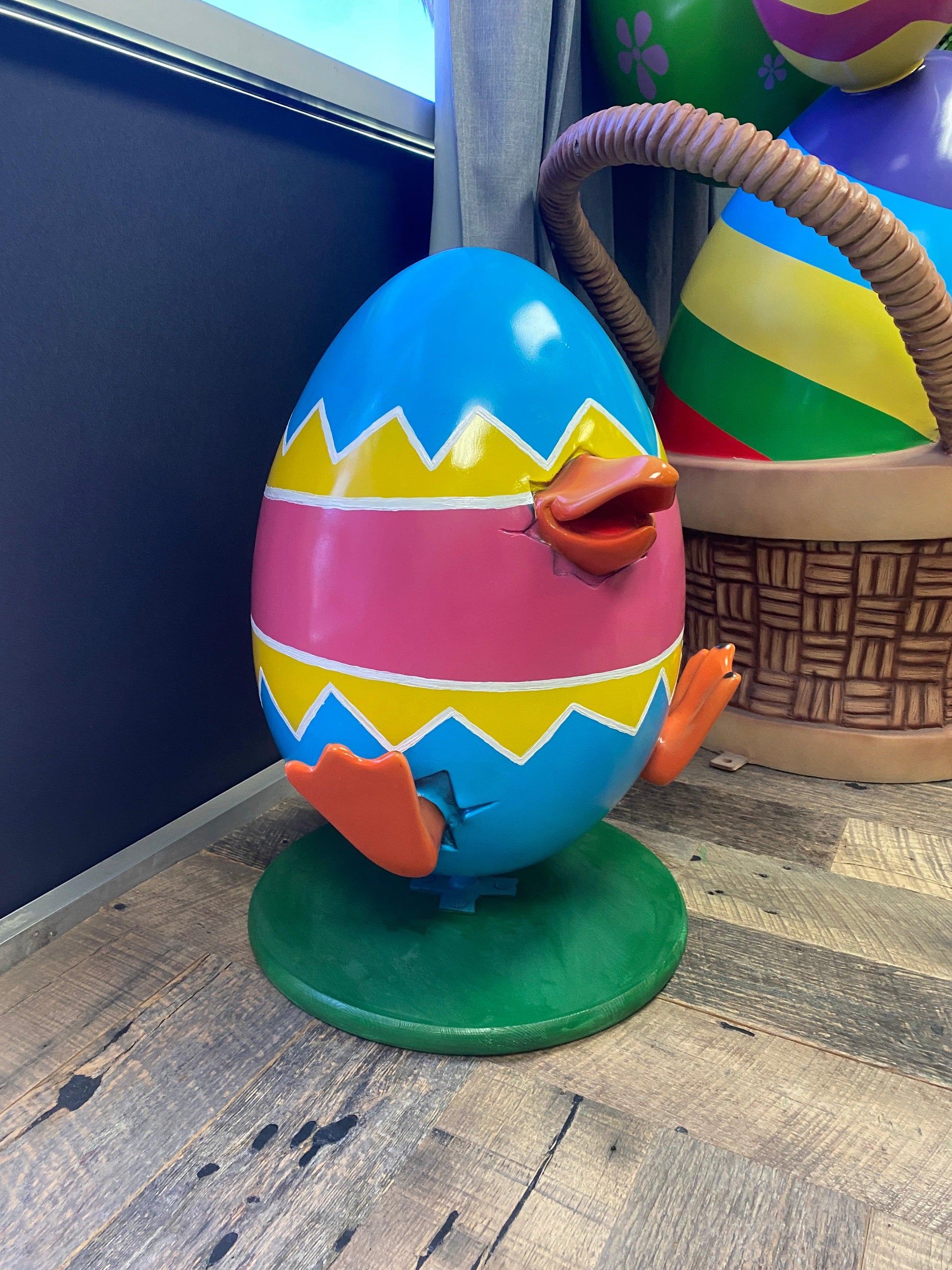 Hatching Easter Egg Statue - LM Treasures Prop Rentals 