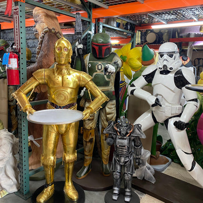Space Trooper In Action Statue - LM Treasures Prop Rentals 