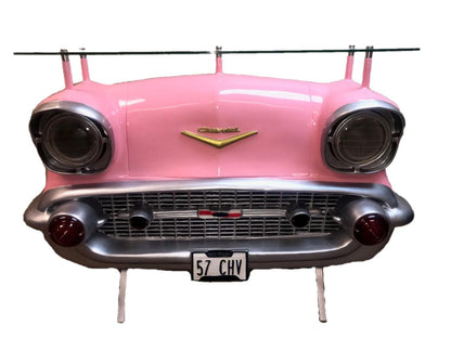 Pink Chevy Bar Life Size Statue